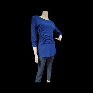 Enfocus Studio tunic, size 8, cobalt